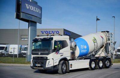 Первый электрический миксер Volvo Trucks передан покупателю - autocentre.ua - Сша - Берлин