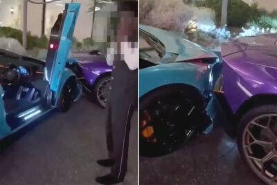 Lamborghini Aventador - Плохой день: парковщик разбил сразу два Lamborghini одного владельца - autocentre.ua - Австралия