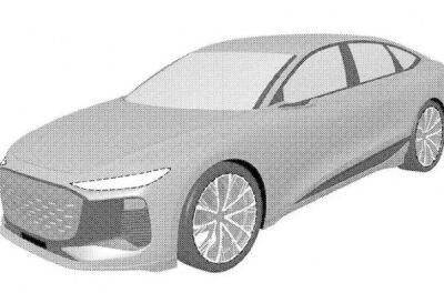 Опубліковано патентні зображення електрокара Audi A6 - news.infocar.ua