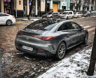 Новейший электрокар Mercedes за 2,8 млн гривен замечен в Киеве (фото) - autocentre.ua - Киев - Украина