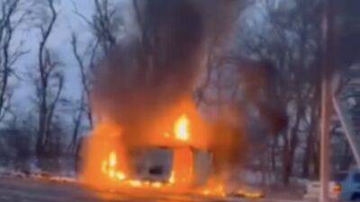На Ставрополье после ДТП сгорел автомобиль, за медпомощью обратились трое - usedcars.ru - Ставрополье край