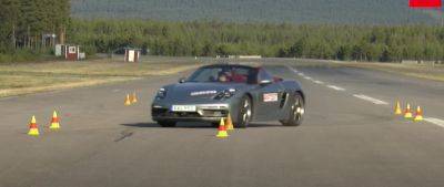 Porsche Boxster - Ювілейний Porsche Boxster пройшов перевірку лосиним тестом (відео) - autocentre.ua - Швеция